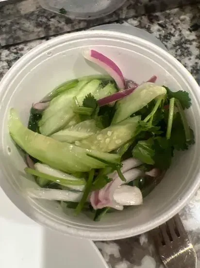 Cucumbers salad