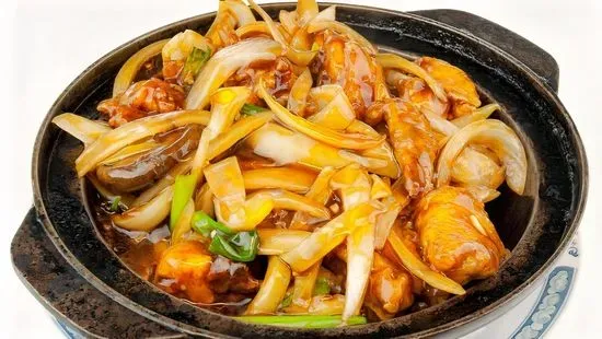 Chicken Sizzling Iron Platter/铁板鸡