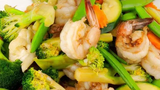 Shrimp with Vegetables蔬菜虾/LS午餐