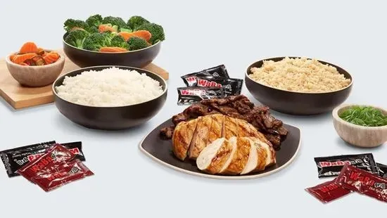 White Meat Chicken & Rib-Eye Steak Family Meal