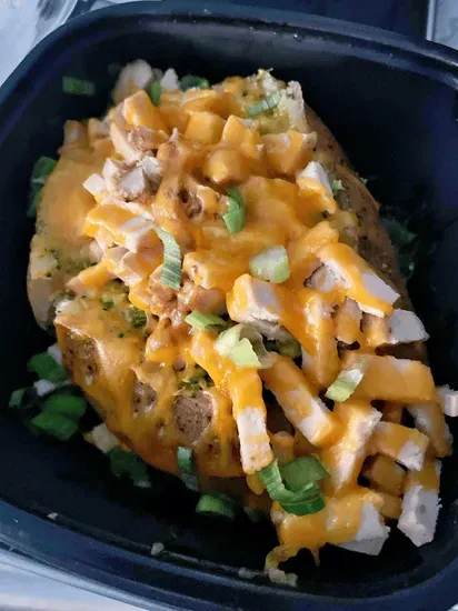 Chicken & Broccoli Stuffed Spud