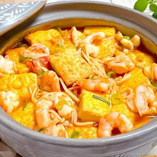 Shrimp With Scrambled  Eggs