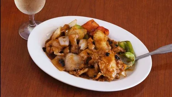 Fish Fillet with Black Bean Sauce