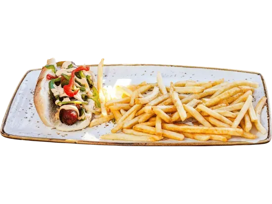 2 Bacon Dog & Fries