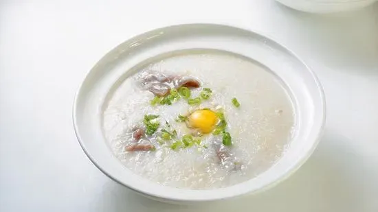 614. Beef & Egg Congee  窩蛋牛肉粥