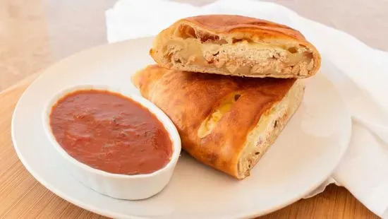 BBQ Veggie Chicken Calzone