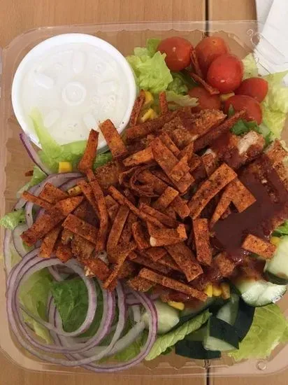 BBQ Veggie Chicken Salad