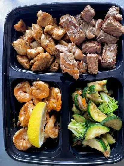 NY STEAK & CHICKEN & SHRIMP