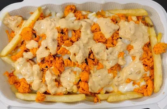 chicken tikka cheesy fries 