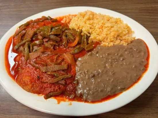 Tortas De Camaron Y Nopales