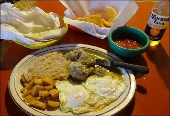 Chile Verde Breakfast Plate