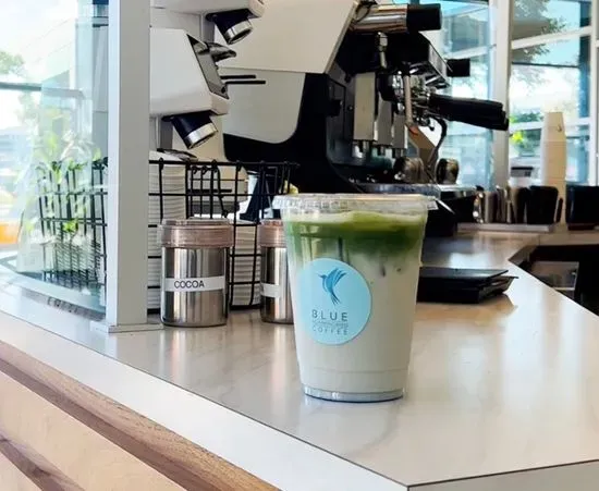 Blue Hummingbird Matcha Latte