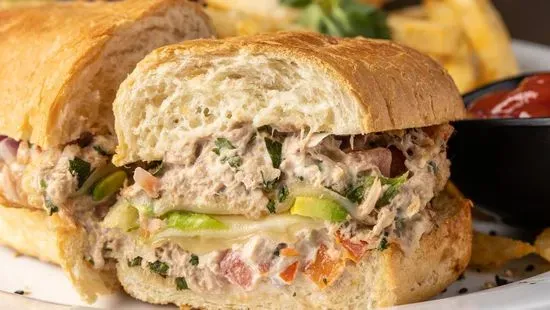 Albacore Melt with Avocado Sandwich