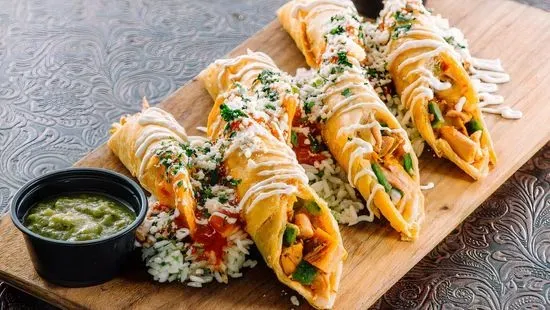 Crispy Chicken Flautas