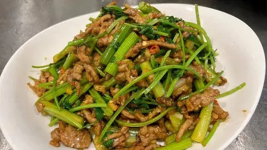 Cilantro Beef 🌶️ 野山椒香菜牛肉丝