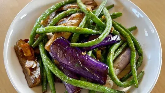 Eggplant String Beans 🌶️ 四季豆茄子