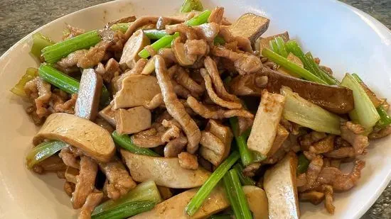 Pork Tofu Celery 唐芹香干肉丝 