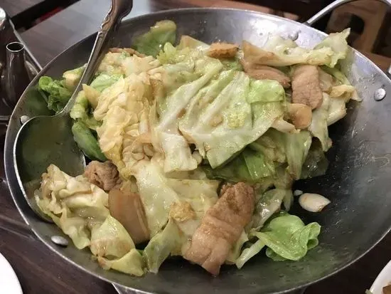 Shredded Cabbage and Tofu 香干素食