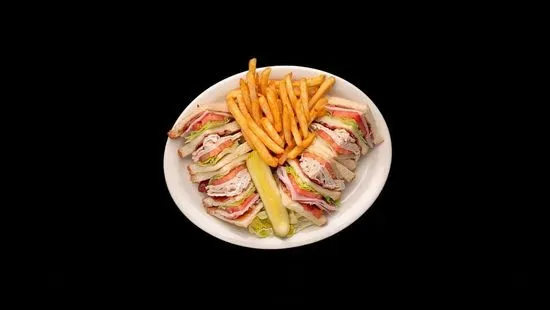 Ham, Turkey & Bacon Club