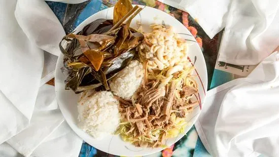 Lau Lau W/ Kalua Pork (Regular Plate)