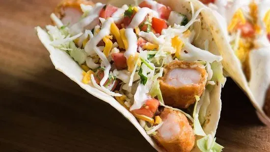 Tempura Battered Shrimp Taco