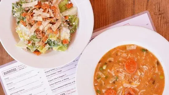 Soup & NuMex Caesar Salad