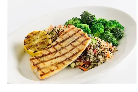 Half Power Plate With Wild Caught Grilled Fish