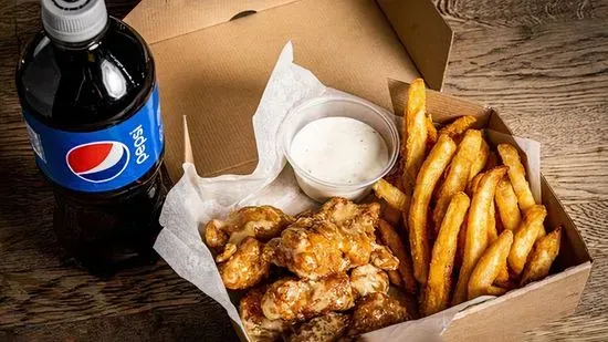 8pc Boneless Wings Combo
