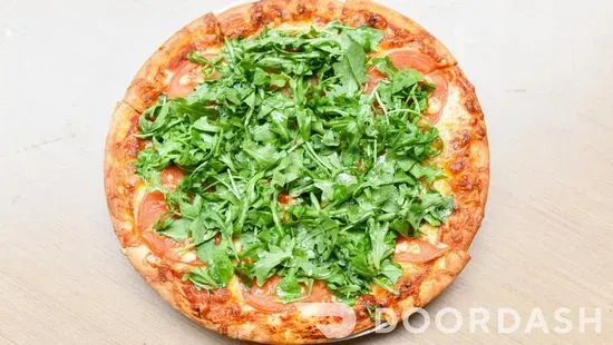 Fresh Arugula & Tomato Pizza