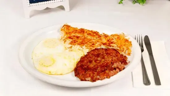 Corn Beef Hash & 2 Eggs