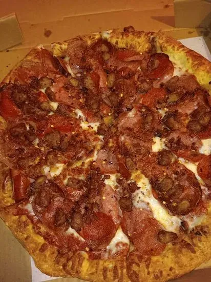 14 " Meat Lovers Pizza