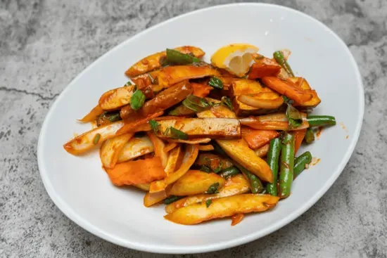 Lemon and Paprika Tofu and Veggies