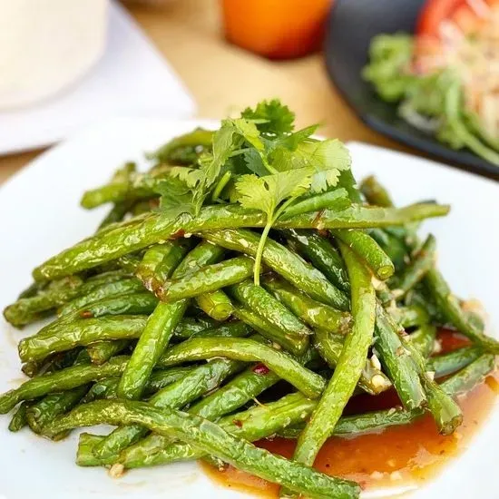 BLISTERED STRING BEANS