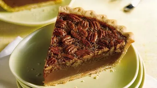 Southern Pecan Pie Slice