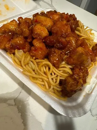 Plate Orange Chicken