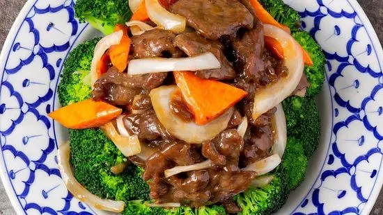 Plate Broccoli Beef