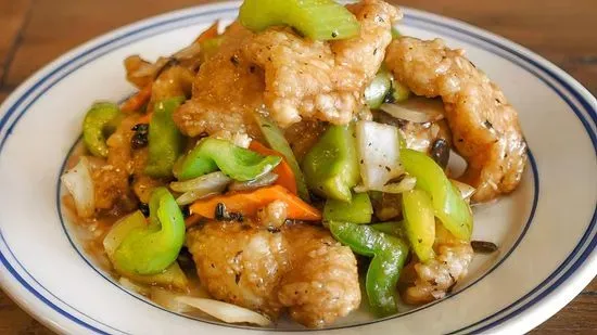 Fish Filet with Black Bean Sauce