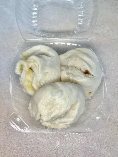 V1. Steamed BBQ Pork Bun (3 Pc)