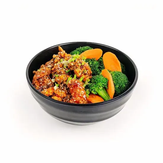 Orange Chicken Rice Dish
