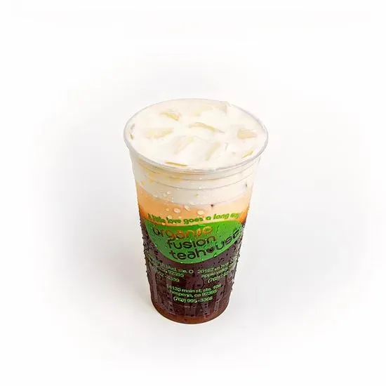 Thai Tea with Cream Foam