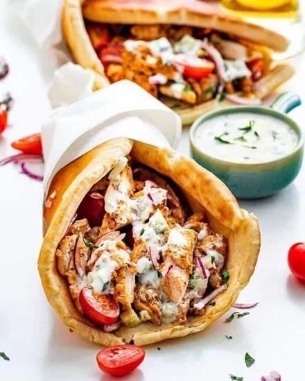 Mix Lamb-Beef & Grilled Chicken Wrap