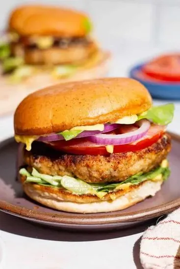 Mediterranean Chicken Burger