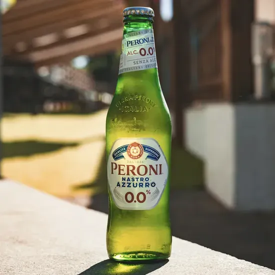 Peroni Nastro Azzurro 0.0 Beer.