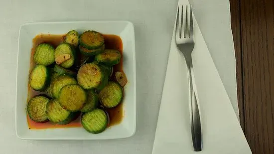 Baby Cucumber Salad in Szechuan Style