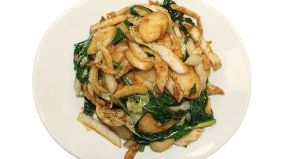 Pan-Fried Rice Cake with Vegetables