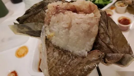 NEW! Sticky Rice in Lotus Leaf w/ stuffed chicken