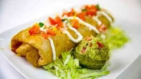 Shredded beef Chimichanga