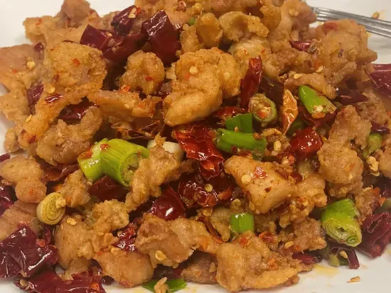 Chongqing style chili chicken 重庆辣子鸡