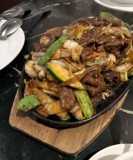 Beef Sizzling Iron Platter