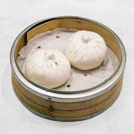 Steam Mushroom Chinese Spinach Bun